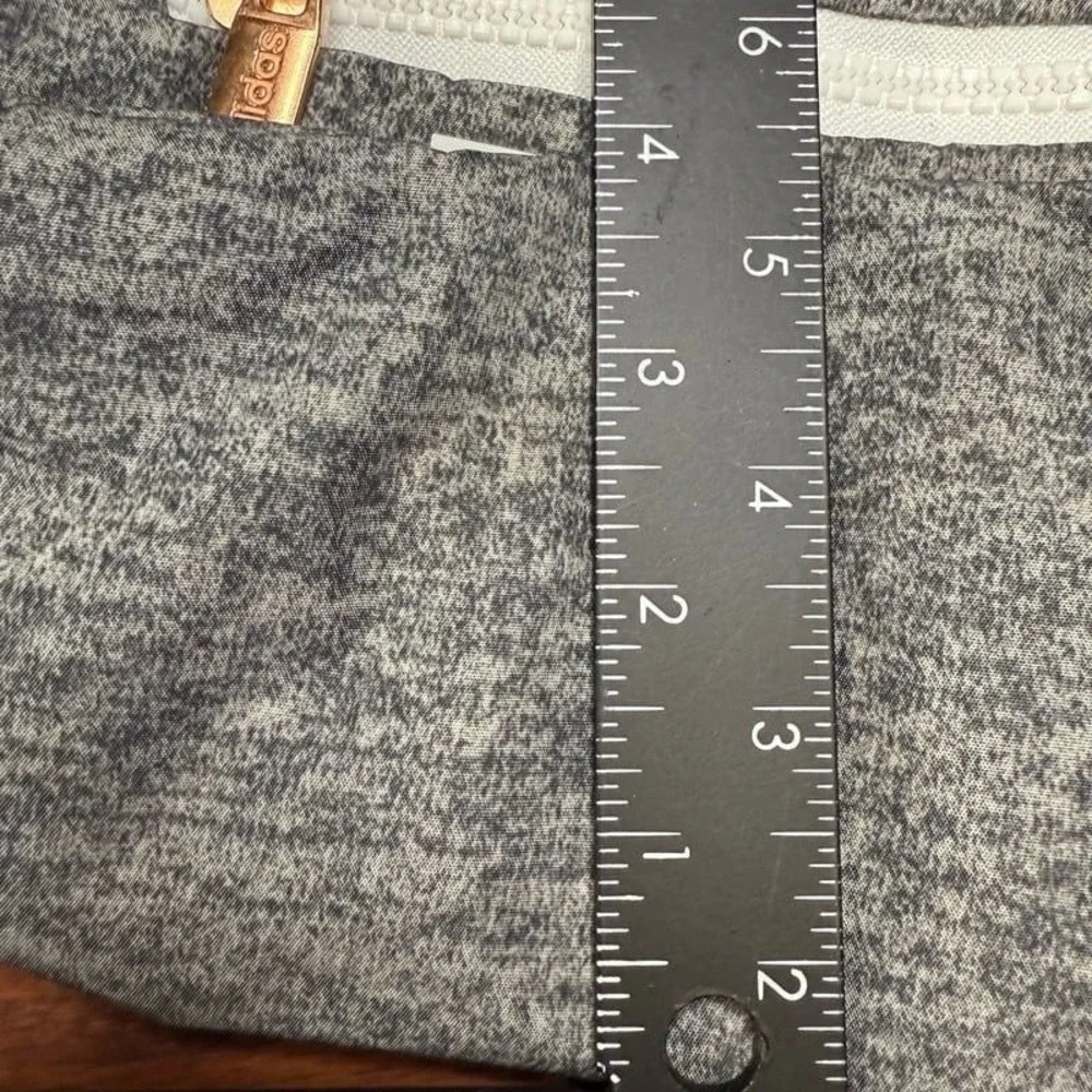 Adidas Mini Backpack Gray and Rose Gold zip small‎ bag